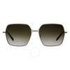Garrett LeiGht Meadow Sun Olive Gradient Square Ladies SunGlasses 4067 G dGfr oG 56