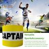 Soccer Captain Armband Outdoor Team Sports Player Band Adjustable Nylon Elastic Armband for Football Rugby Basketball
