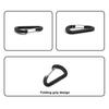 10Pcs Climbing Carabiner Heavy Duty Lightweight Portable Outdoor Hiking Camping Backpacking D-shaped Ring Buckle Snap Hook Clip