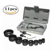 Woodworking Hole Saw Set, 19-64mm, Electric Drill Compatible, 11-Piece Gypsum Board Downlight Drilling Tool.
