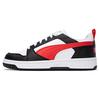 Rebound V6 Low White Black Red Unisex Sneakers For-All-Time-Red 392328-04