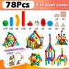 Magnets Construction Building Blocks Set Children Game Toy Magnetic Sticks Rods Balls Montessori Educational Toys for Kids Gift