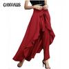 Spring and Autumn Women's Pant Plus Size Skirt Large Size High Waisted Wide Leg Pants High Waisted Trousers