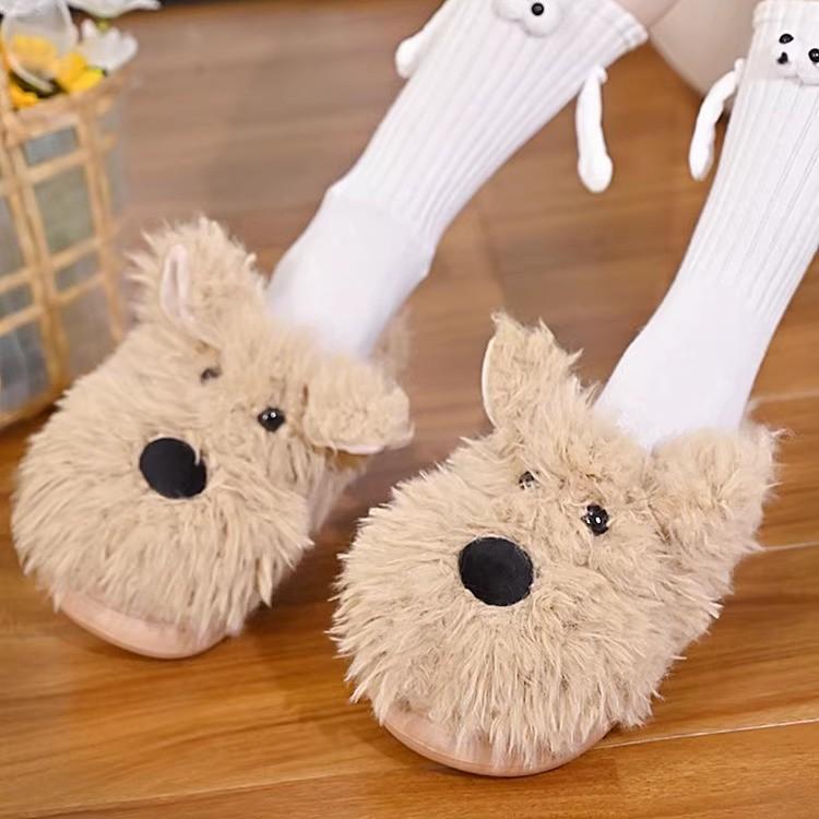 New Hairy Sheep Furry Loafers Women's Fuzzy Mules Stuffed Fur Slides Woman Winter Warm Plush House Shoes Unisex Big Slipper 45
