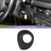 ABS Car Start-up Key Socket Decorative Piece Decorative Stickers For Suzuki Jimny 2019 Up Interior Accessories Carbon Fiber Printed