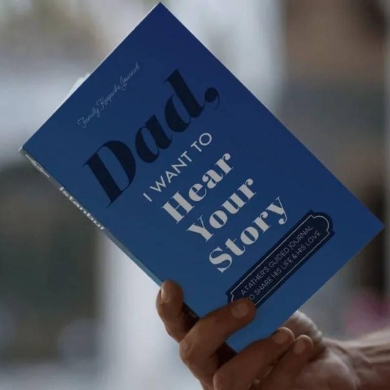 Heirloom Edition Dad I Want To Hear Your Story Nostalgic A5 Notebook For Memories