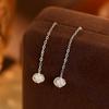 Banyan Tree S999 Silver Ruyi Knot Tassel Face-Slimming Earrings - Women's Luxury Niche 2024