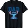 Lilo &Stitch Vintage Dad Cool Stitch Collegiate Logo T-Shirt
