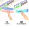 3 PCS New Creative Multifunctional Printed Nail File with Double-sided Polishing Sand Bar for Nail Enhancement Tool Accessories