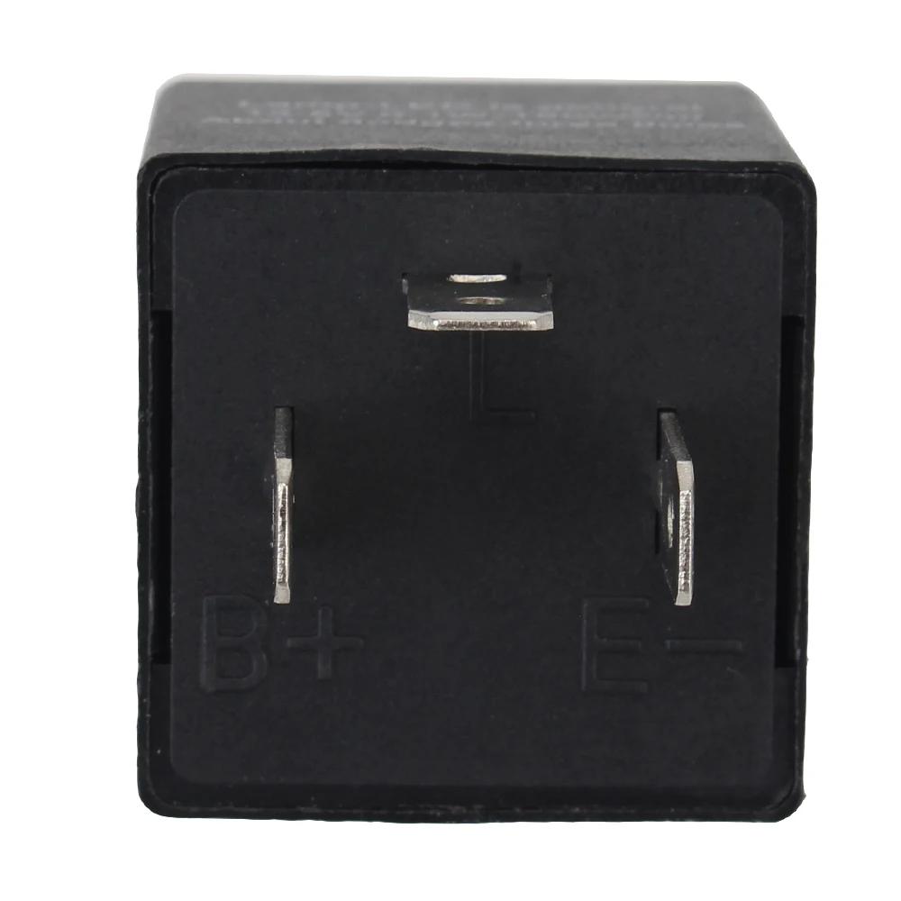 12V 3PIN Relay Motorcycle Turn Signal Lights LED Flashing Converter Tool Electronics Regulator Kit 4x4 Car Accessories Universal