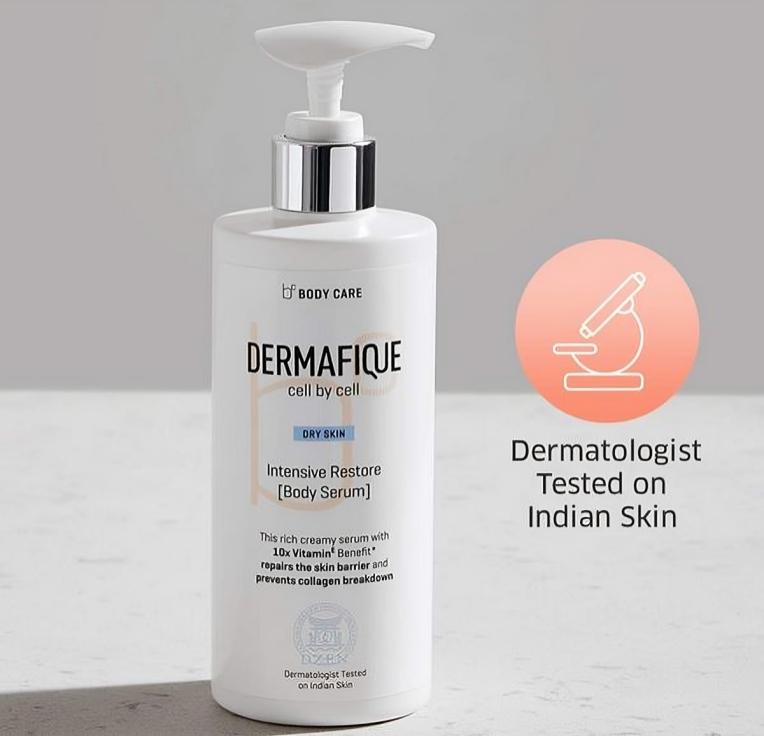 Dermafique Intensive Restore Body Lotion Serum with Vitamin E – 300ml