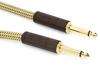 Shielded Cable Deluxe Series Instrument Tweed 08 Cable, Straight/Straight, 25',