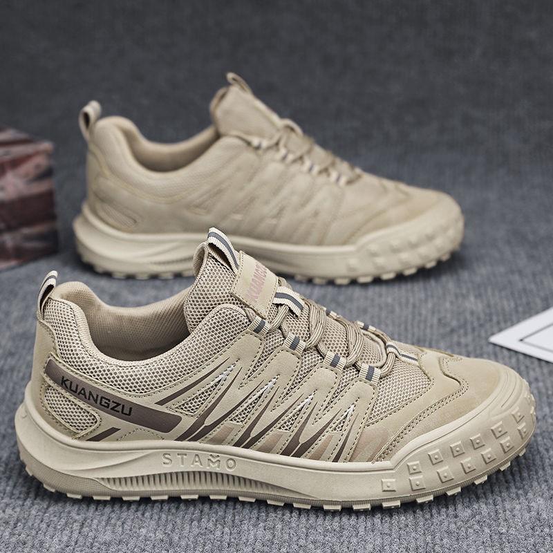 Outdoor Men Climbing Shoes Non-slip Casual Sneakers Breathable Hikking Shoes Walking Running Jogging Tennis Athletic Sport Shoes