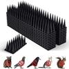 20 Pack Bird Spikes Pigeon Deterrent for Small Birds Raccoon Cats Defender Outside To Keep Squirrel Away Plastic Fence Spike for Railing