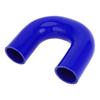 X AUTOHAUX 1 Piece Inner Diameter 48mm/189" Length 120mm/472" 180° Blue Car Silicone Hose