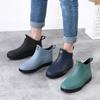 Rain Boots Outdoor Non-slip Wading Kitchen Rubber Waterproof Work Four Seasons Botas De Trabajo Hombre Platform Boots Shoes