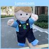 Plush Storytelling Family Hand Puppet Toy With Soft Material For Children Doll