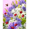 DIY 5D Full Diamond Painting Ladybug Chrysanthemum Cross Stitch Set Diamond Embroidery