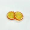 2pcs Artificial Plastic Lemon Slices 1/4 Orange Citrus Fake Fruit Slices Home Tabletop Decoration Advertising Photography Photo Props