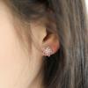 Modernlike Silver 925 Blossom Flower Earrings