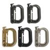 5PCS Carabiner D Locking Ring Plastic Clip Snap Type Ring Buckle Carabiner Keychain Fastener Bag Buckle