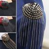 Rivet Tassel Epaulette Classical Clothing Accessories Vintage Shoulder Brooch Evening Party