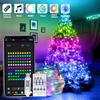 Christmas Tree RGB Fantasy Color Light, 100LED 10M WS2812B RGBIC Light, IP65 Waterproof Bluetooth Sprite LED Light String