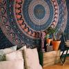Indian Hippie Bohemian Psychedelic Mandala Wall Hanging Bedding Tapestry