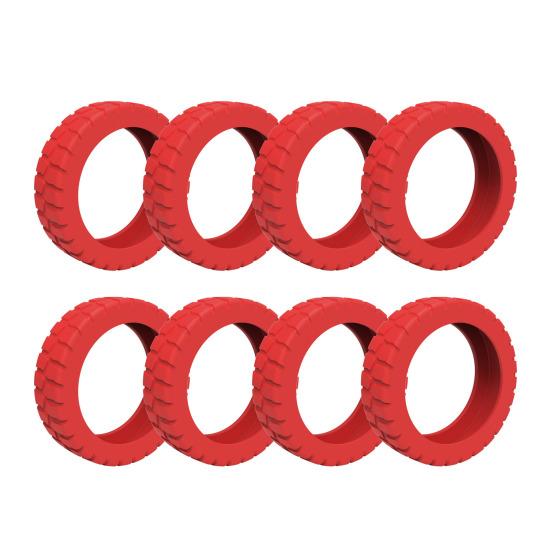 8 шт. Силиконовый чехол на колеса багажа, шумоподавление без царапин, 8-спиннер, колеса для ручной клади, защитный чехол для колес, аксессуары для дорожного багажа