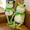 Cartoon Frog Eyes Long-legged Pillow Toy Cute Big Stuffed Green Frog Plushies Companion Sleep Pillow Soft Stuffed