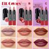 Two Velvet Lipstick Pens In A Box Matte Mist Finish Durable Waterproof Easy Color Crayon Lipstick Pens