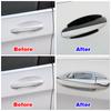For Mercedes Benz A B C E CLA GLB GLC GLE GLS Class   Exterior Refit Car Door Handle Bowl Cover Modify Frame
