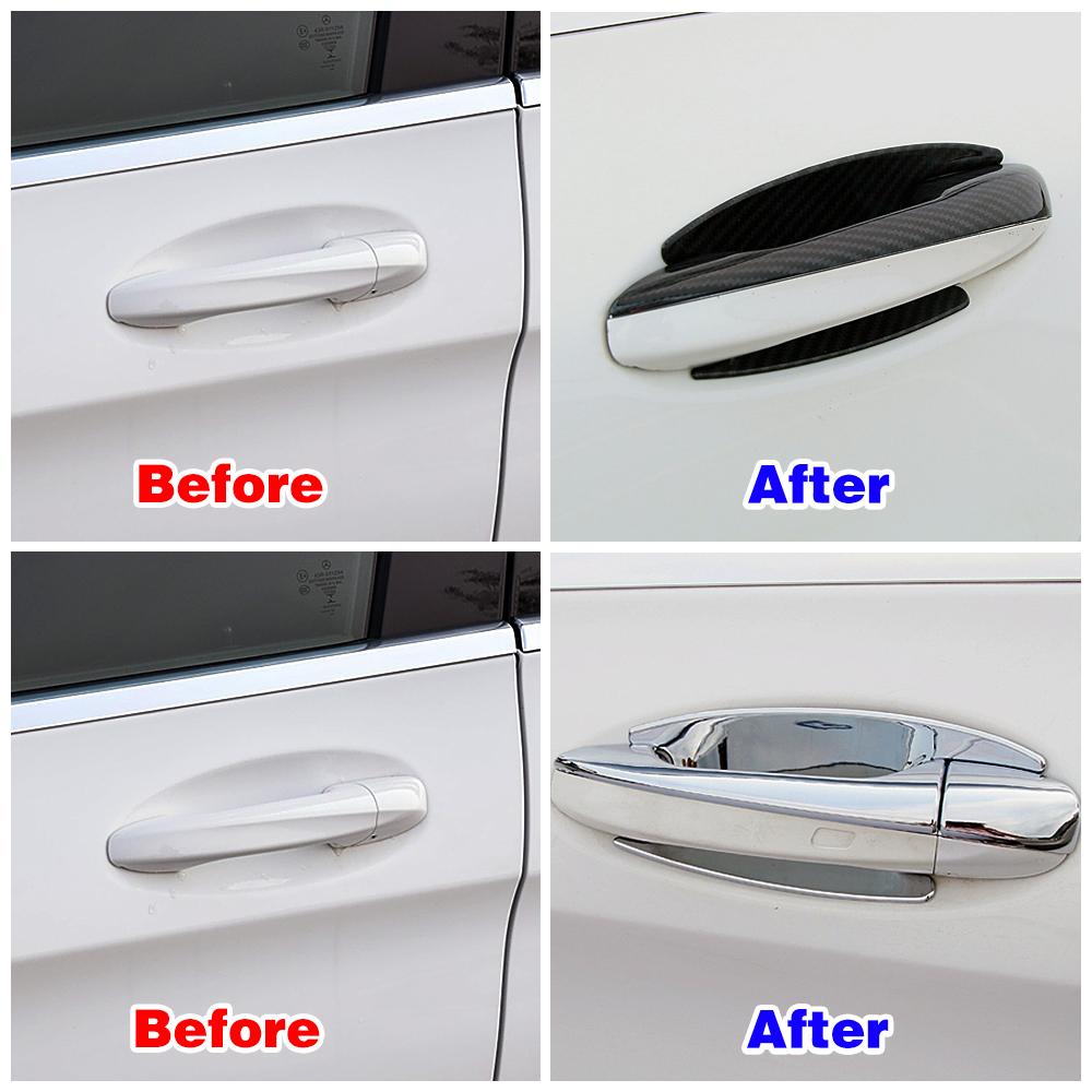 For Mercedes Benz A B C E CLA GLB GLC GLE GLS Class   Exterior Refit Car Door Handle Bowl Cover Modify Frame