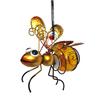 Solar Bug Fairy Lights Metal Iron Insect Statue with LED Winged Ant Lamp Outdoor Hanging Tree Ornament for Yard Garden Art Decor