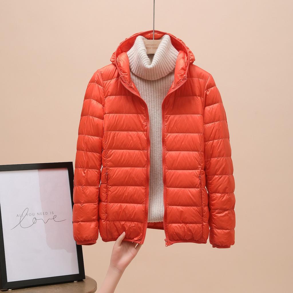 Winter Cotton-padded Women With Hooded Loose Light Down Jacket