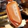 GUSHIBEI Handmade Luxury Leather Car Key Case For Volkswagen