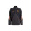 Juventus Football Sport Colorblock Pullover Sweatshirt Men Tops Black GK8603