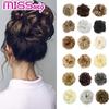 Women Ladies New Pony Tail Messy Curly Hair Extension Bun Hairpiece Scrunchie