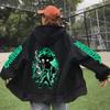 My Hero Academia Anime Hooded Midoriya Izuku Print Hooded Men Women Zip Up Jacket Loose Casual Sweatshirt Harajuku Zipper Jacket