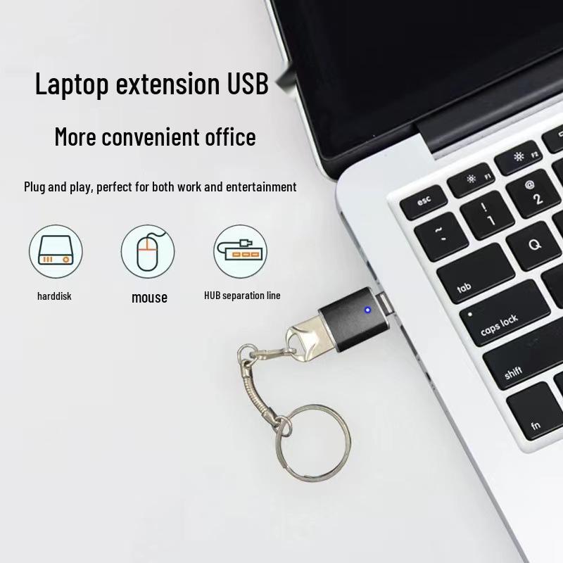 Type-C To USB 3.0 OTG Adapter & Car Charger with USB Flash Drive & Card Reader.