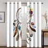Тканые шторы с принтом «Ловец снов» Две независимые шторы слева и справа Плотные шторы для спальни