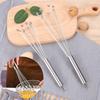 Stainless Steel Wave Bead Whisk Set 10 Inch 12 Inch Rust-proof Comfortable Handle Easy-carry Manual Whisk Kitchen Baking Tools