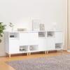VidaXL Buffets 3 Pcs White 60x35x70 Cm Engineered Wood 3185735