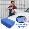 Soft Microfiber Applicator Pad Super Water Absorbent Car Waxing Wash Sponge Cleaning Pad Auto Accessories