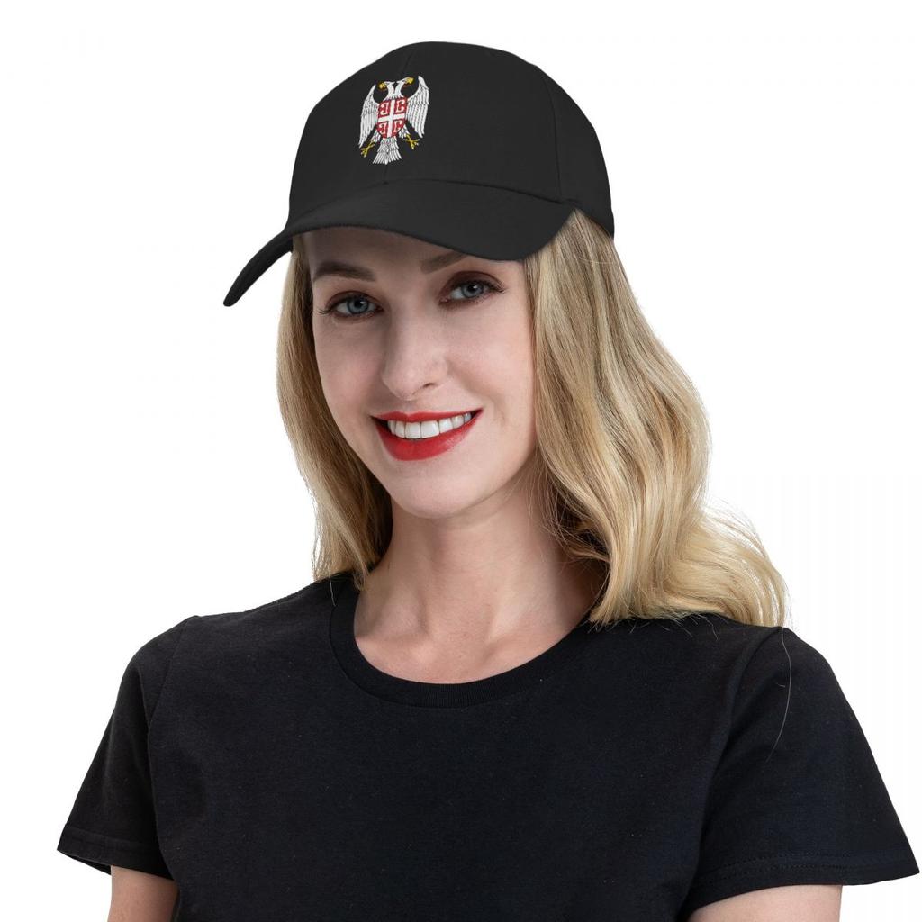 New Serbian Eagle Coat Of Arms Baseball Cap Women Unisex Breathable Serbian Flag Dad Hat Outdoor Snapback Caps