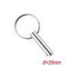 8*35mm BSET MATEL Marine Grade Quick Release Ball Pin For Boat Bimini Top Deck Hinge Marine Stainless Steel 316 Boat Accessories