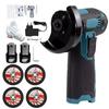 Mini Angle Grinder, 19500 RPM, Brushless, 2 Batteries for Extended Battery Life