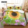 Sunflower Queen Bedding Set Duvet Cover Set Bedding Digital Printing Bed Linen King Size Duvet Cover Set Bedding Set