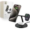Tech-Protect Qi15W-A35 3In1 Magnetic Magsafe Wireless Charger Black