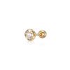 LUNNE 14k Dium 3-Prong Piercing (14k Gold) #LFPI23